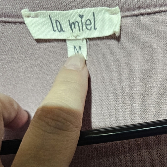 LA MIEL EUC Size Medium Rose Pink Women's Shacket Oversized Jacket 28 PTP - Picture 4 of 4